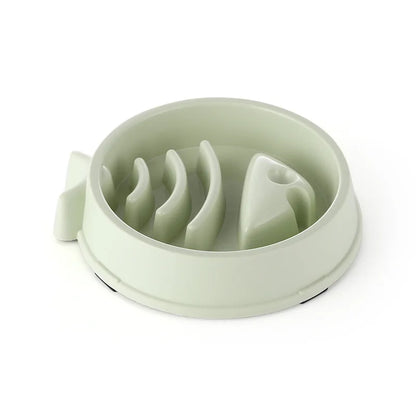 Fish Slow Feeder Dog Bowl