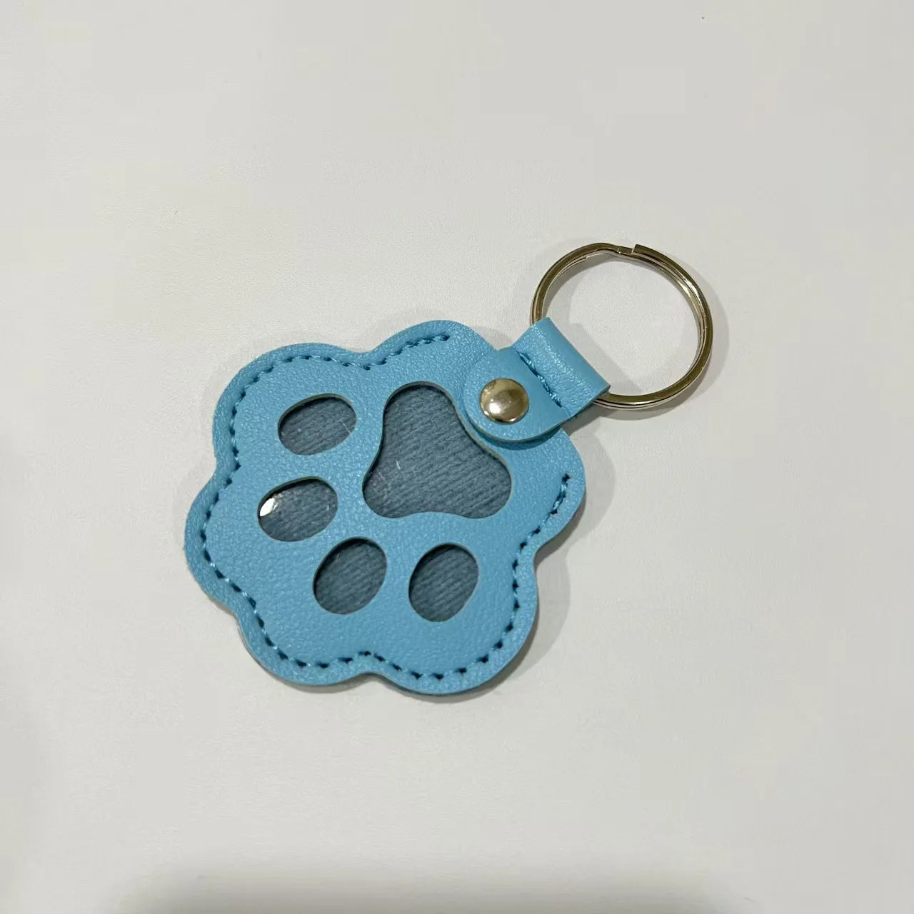 Pet Fur Keepsake Keychain - Leather Hair Locket