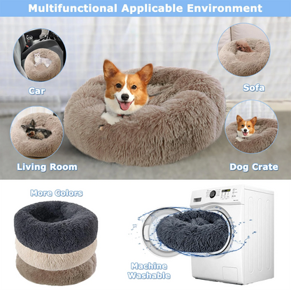 HomePaw Premium Dog Bed - interior padding and support layer detail