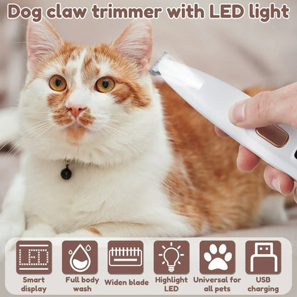 HomePaw Pet Paw and Fur Trimmer - trimming pet paw fur showing clean results