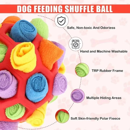 Snuffle Treat Game - Durable Dog Ball