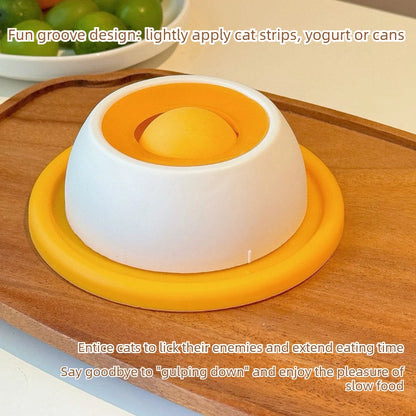 Interactive Slow Feeder Lick Bowl