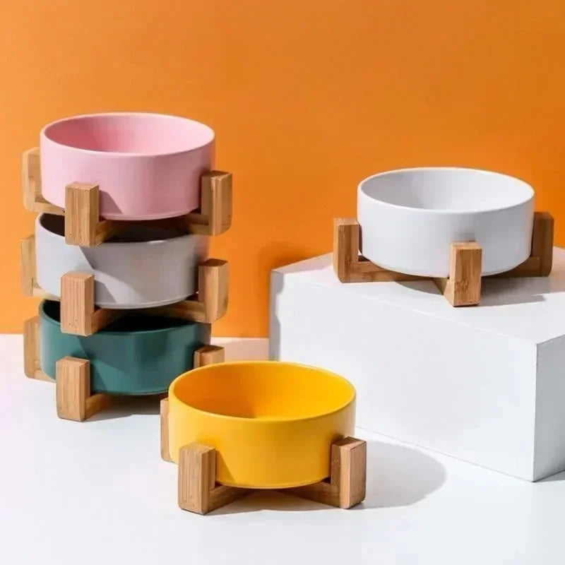 Elevated Ceramic Pet Bowl