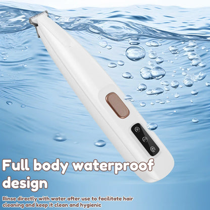 HomePaw Pet Paw and Fur Trimmer - ergonomic grip and USB rechargeable design