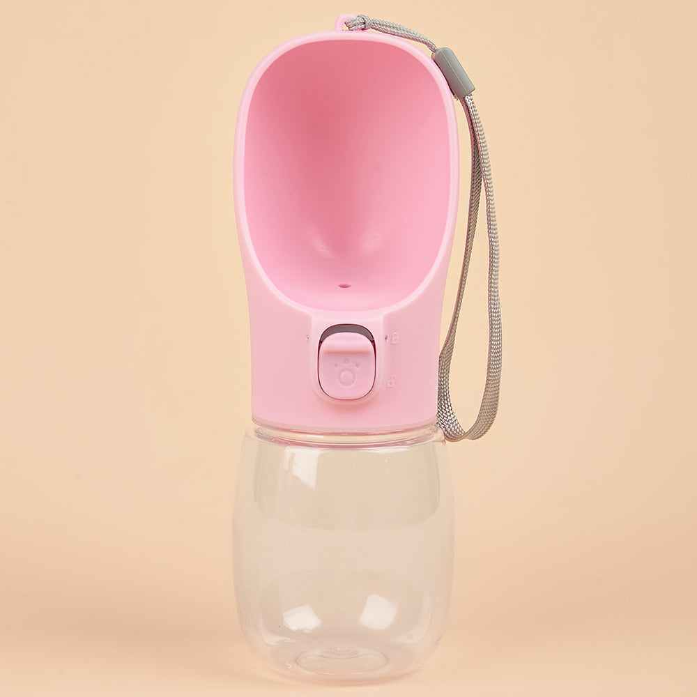 Portable Dog Water Bottle - Leak-Free with Built-In Bowl