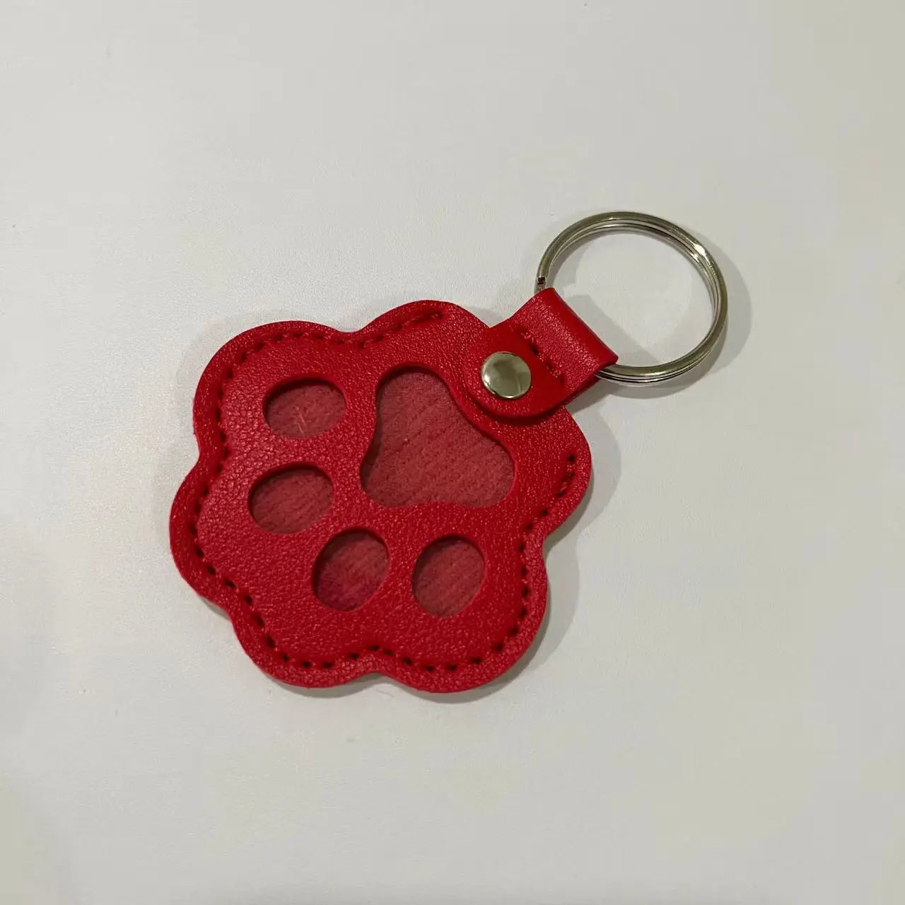 Pet Fur Keepsake Keychain - Leather Hair Locket