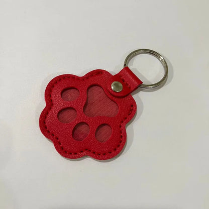 Pet Fur Keepsake Keychain - Leather Hair Locket
