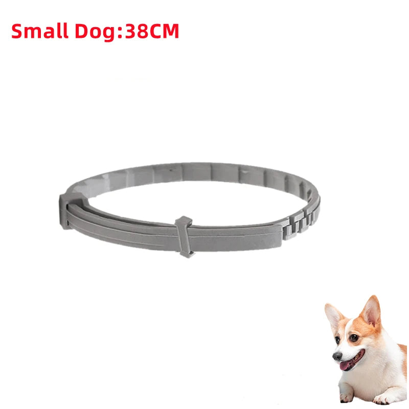 Natural tick and flea protection collar