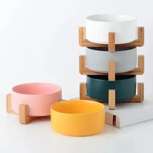 Elevated Ceramic Pet Bowl