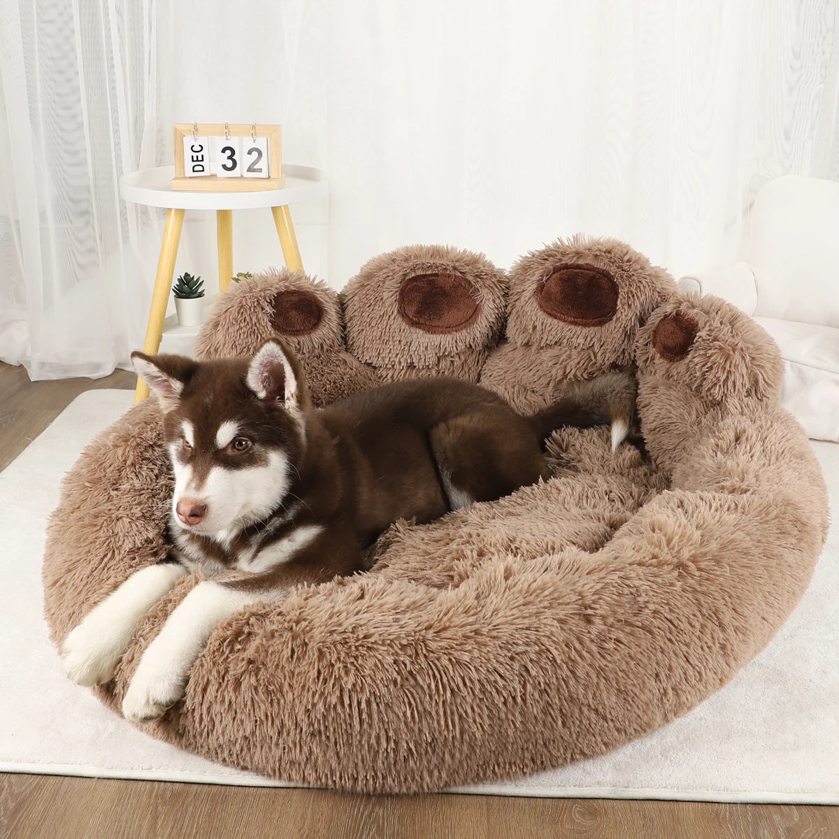 HomePaw Anti Anxiety Paw Dog Bed - calming dog bed for anxious dogs available in the UK