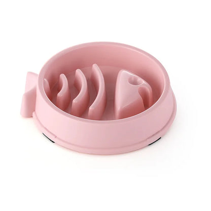 Fish Slow Feeder Dog Bowl