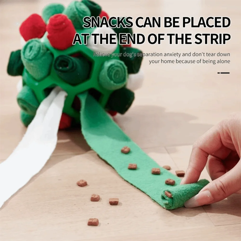 Snuffle Treat Game - Durable Dog Ball