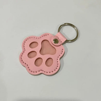 Pet Fur Keepsake Keychain - Leather Hair Locket