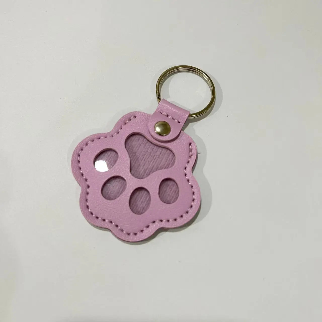 Pet Fur Keepsake Keychain - Leather Hair Locket