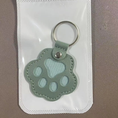 Pet Fur Keepsake Keychain - Leather Hair Locket
