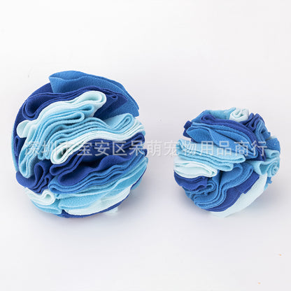 Upgraded Pet Snuffle Ball for Dogs and Snacks