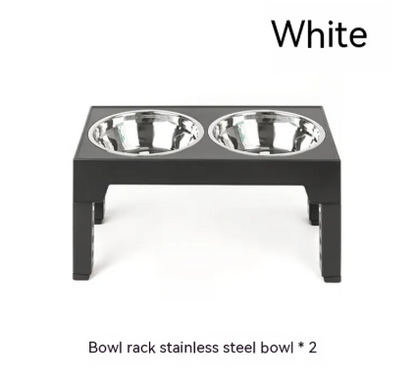 Adjustable Elevated Slow Feeder Dog Bowl