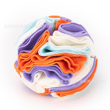 Upgraded Pet Snuffle Ball for Dogs and Snacks