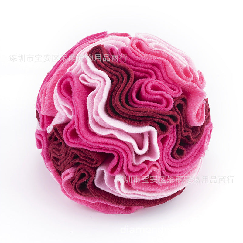 Upgraded Pet Snuffle Ball for Dogs and Snacks