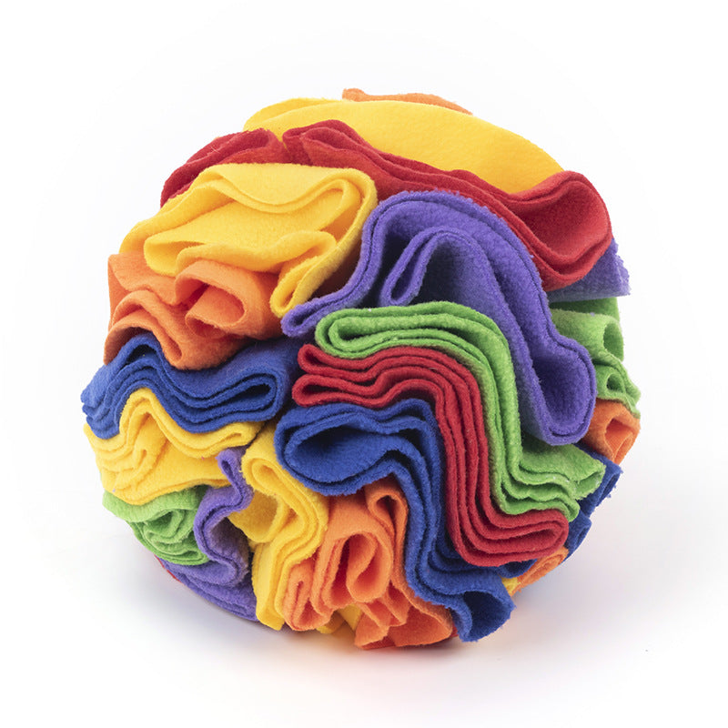 Upgraded Pet Snuffle Ball for Dogs and Snacks